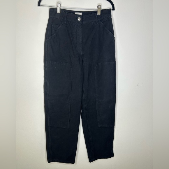 Aritzia Wilfred Free Brennan knee patch utility high rise pants size 4 - Picture 4 of 9